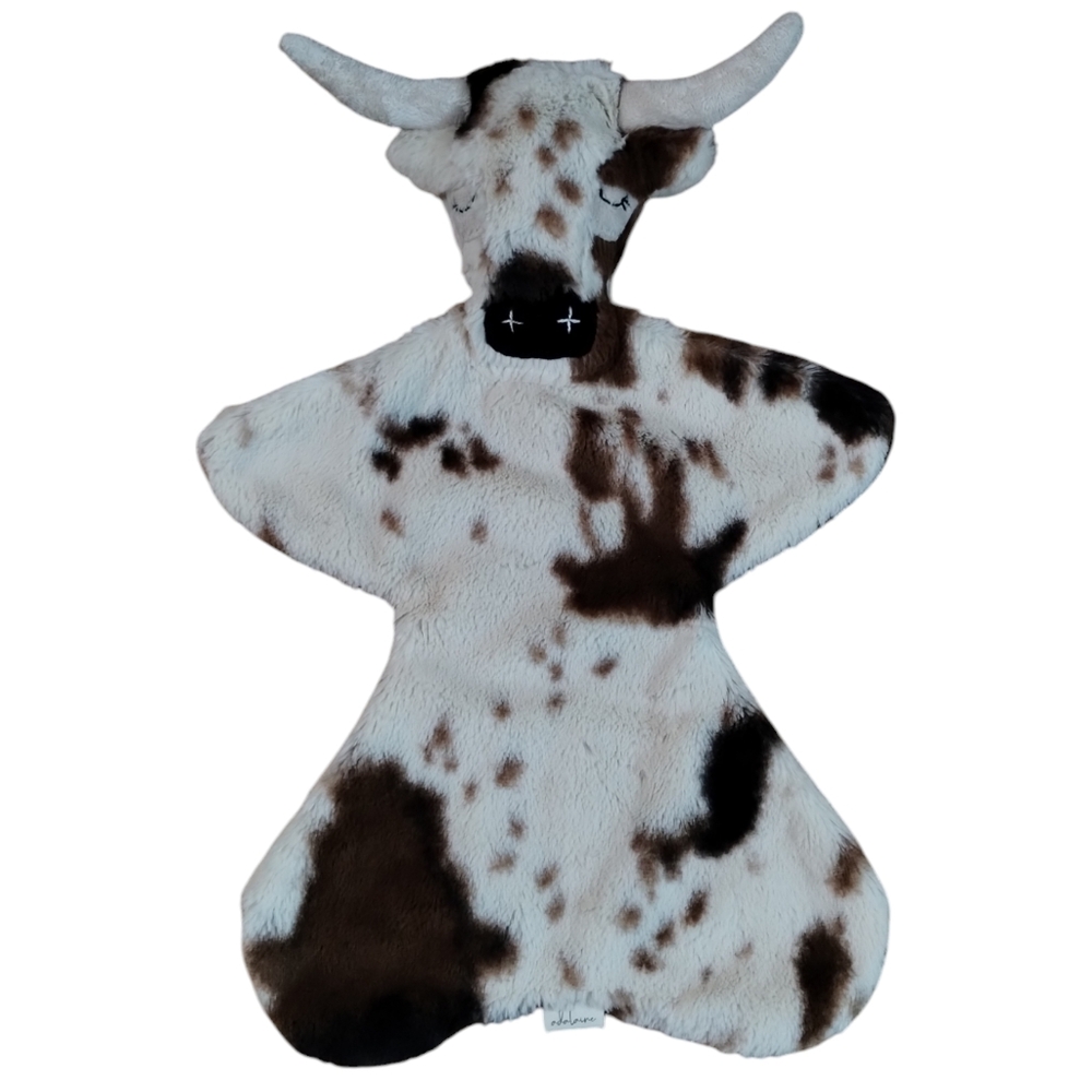 Sweet Adalaine Tex The Longhorn Lovey Security Blanket Plush Super Soft EUC